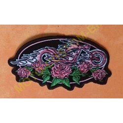 Patch, écusson lady rider chopper