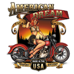 Sweat capuche biker american dream babe