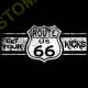 Sweat capuche biker route 66