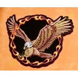 Patch, écusson aigle anneau de feu