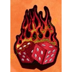 Patch, écusson dés flamming