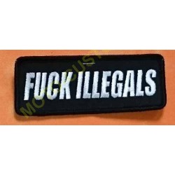 Patch, écusson fuck illegal