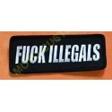 Patch, écusson fuck illegal