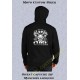 Sweat capuche avec zip hard core