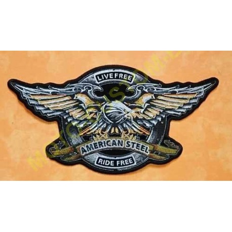 Patch, écusson american steel