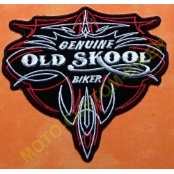 Patch, écusson Genuine Old Skool Biker Pinstripe