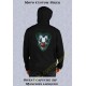 Sweat capuche avec zip clown killer