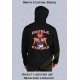 Sweat capuche avec zip double stroked