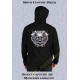 Sweat capuche avec zip motor skull