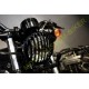 Grille de phare noir pour Harley