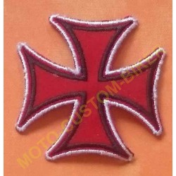 Patch, écusson croix de fer rouge