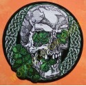 Patch, écusson tête de mort celtique