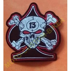 Patch, écusson as de pique 13