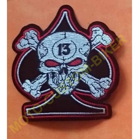 Patch, écusson as de pique 13