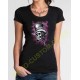 T shirt femme skull top hat