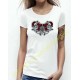 T shirt femme key heart