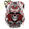 T shirt femme demonized skull