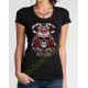 T shirt femme demonized skull