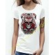 T shirt femme demonized skull