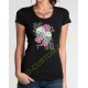 T shirt femme two skulls