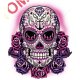 T shirt femme pink sugar skull