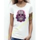 T shirt femme pink sugar skull