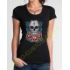 T shirt femme sugar skull cross