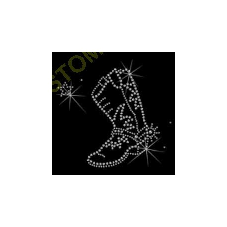 T shirt femme strass bottes country