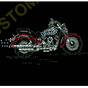 T shirt femme strass HDcustom