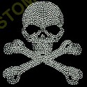 T shirt femme strass skull