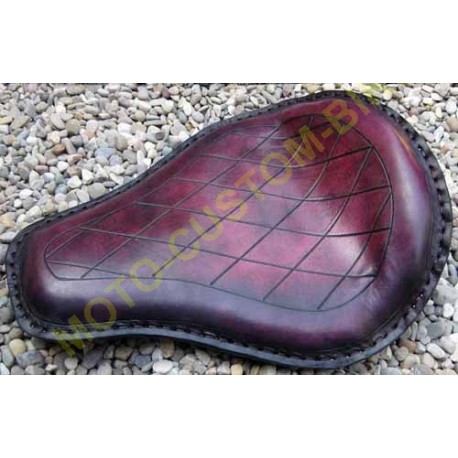 Selle custom rombos noir