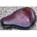 Selle custom rombos bordeaux