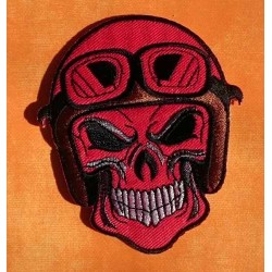 Patch, écusson skull vintage