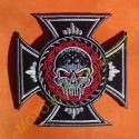 Patch, écusson skull iron cross