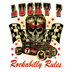 T shirt biker rockabilly rules