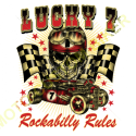 Sweat capuche biker rockabilly rules