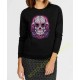 Sweat Femme pink sugar skull