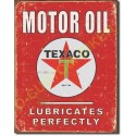 Plaque metal decorative texaco