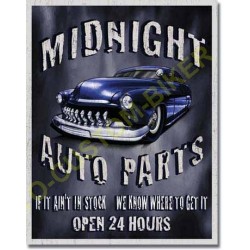 Plaque metal decorative minight garage