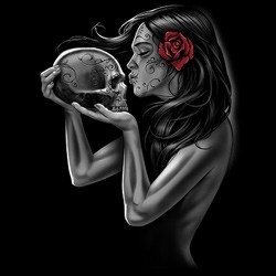 T shirt femme kiss of death