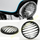 Grille de phare noir pour Harley