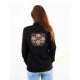 Sweat zippé Femme the four skulls