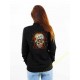 Sweat zippé Femme diamond skull