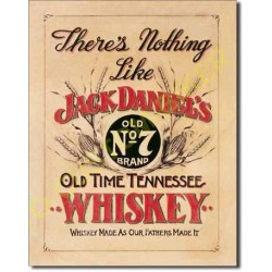 Plaque metal decorative Jack Daniel's nothing like