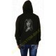 Sweat capuche zippé femme ssh girl