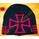 Bonnet biker croix de malte 