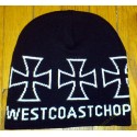 Bonnet biker west coast chopper noir