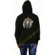 Sweat capuche zippé femme dreamcatcher wolf