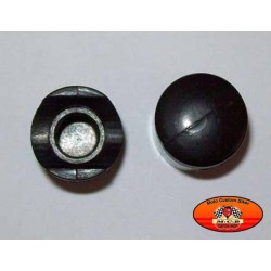 Bouchons de valves moto piston noir