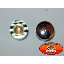 Bouchons de valves moto tête de mort yeux argent - Moto-Custom-Biker